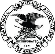 National Rifle Associating Graphic logo and clickable link to the National Rifle Association's website